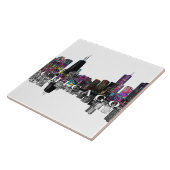 シカゴ、イリノイ州グラフィティ タイル (側面)