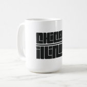 シカゴ - イリノイ州 コーヒーマグカップ (正面左)