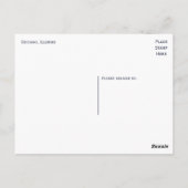 シカゴ、イリノイ州( IL )、米国統一された州 ポストカード (裏面)