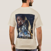 シカゴ - イリノイ州 Tシャツ (裏面)