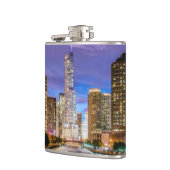 シカゴ・イリノイ市の夜 フラスク (左)