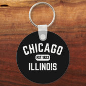 シカゴ・イリノイ キーホルダー (正面)