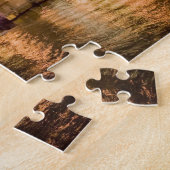 シカゴ、イリノイ、スカイライン、シカゴリバー2時 ジグソーパズル (側面)