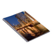 シカゴ、イリノイ、スカイライン、シカゴリバー2時 ノートブック (右側)