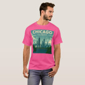 シカゴ・イリノイ Tシャツ (正面フル)