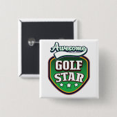 シカゴ・イリノイUSA旅行ポスター 缶バッジ (正面&裏面)