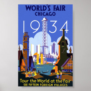 シカゴ・ウェルタシュステロン1934年 ポスター