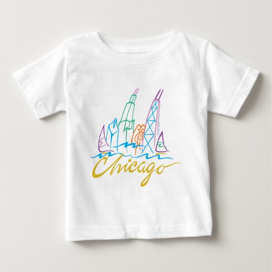 シカゴ・エム ベビーTシャツ (正面)