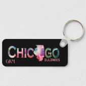 シカゴ – カラフル キーホルダー (正面)