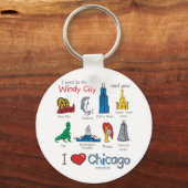 シカゴ – キッズ – アイコン – NEW-[Co キーホルダー (正面)