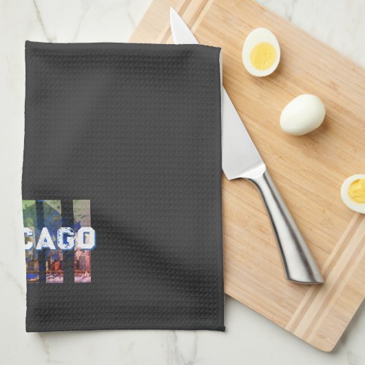 シカゴ キッチンタオル (四つ折り)