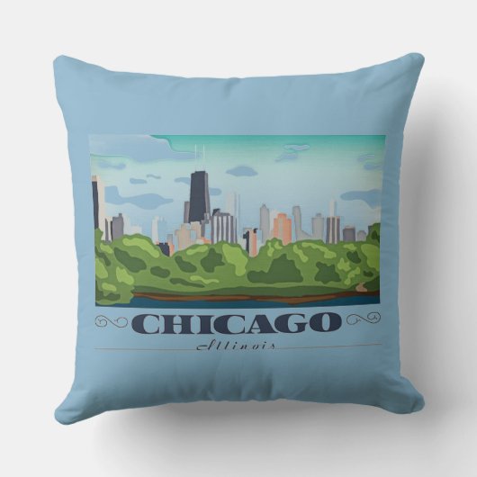 シカゴ クッション (裏面)