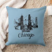 シカゴ クッション (ブランケット)