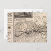 シカゴ・グランドトランク鉄道 ポストカード (正面/裏面)