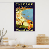 シカゴ~ザバケーションシティ~ヴィンテージトラベル ポスター (キッチン)