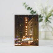 シカゴ・シアター、シカゴ・イリノイ旅行記 ポストカード (スタンド正面)