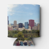 シカゴ・シティ・スカイラインの写真 缶クーラー (裏面)