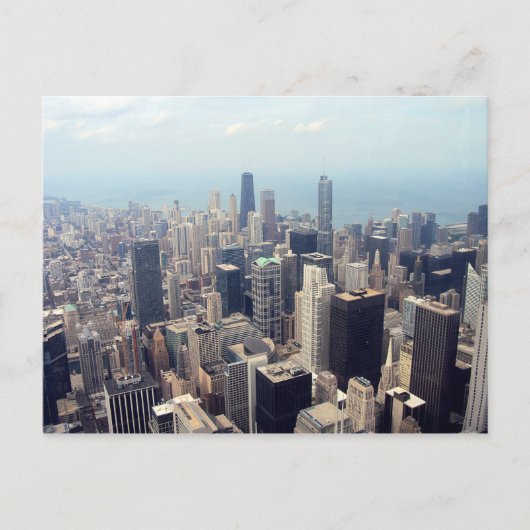 シカゴ,ジョン・ハンコックセンターとトランプタワー ポストカード (正面)