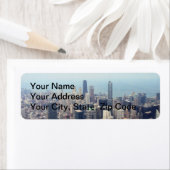 シカゴ,ジョン・ハンコックセンターとトランプタワー ラベル (インサイチュ)