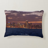 シカゴ・スカイライン・アクセント枕 アクセントクッション (裏面)