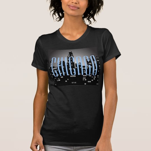 シカゴ スカイライン Tシャツ (正面)