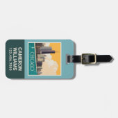 シカゴ |スカイラモダンイン ラゲッジタグ (正面横)