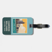 シカゴ |スカイラモダンイン ラゲッジタグ (裏面横)