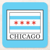 シカゴ スクエアペーパーコースター (正面)