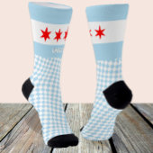 シカゴ・ソックス、シカゴ国旗のファッション/スポーツ ソックス