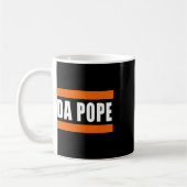 シカゴ・ダ・ポープ・ユーおもしろいモア コーヒーマグカップ (左)