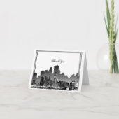 シカゴ・デスティネーション・ウェディングありがとう サンキューカード (正面)