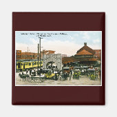 シカゴ&ノースウェスタン鉄道、デモイン、アイオワ マグネット (正面)