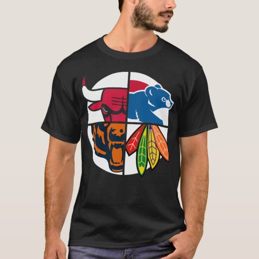 シカゴ ノースサイド スポーツ Tシャツ (正面)