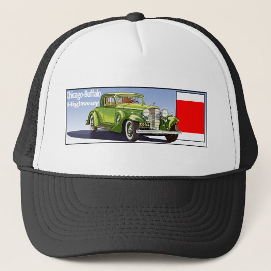 シカゴ – バッファローハイウェイ国道 キャップ (正面)