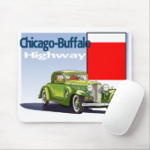 シカゴ – バッファローハイウェイ国道 マウスパッド (マウス)