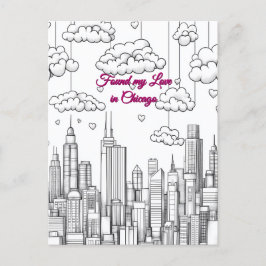 シカゴ・バレンタイン・デーに恋を見つけた ポストカード