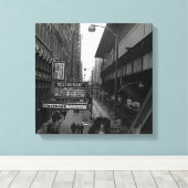 シカゴ・ブラックホーク・レストラン1960の写真 キャンバスプリント (インサイチュ (ウッドフロア))