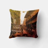 シカゴ・ブラックホーク・レストラン1960の写真 クッション (裏面)