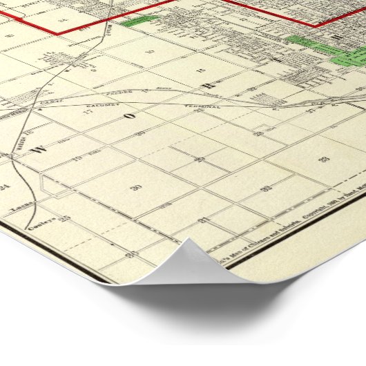 シカゴ ポスター (角)