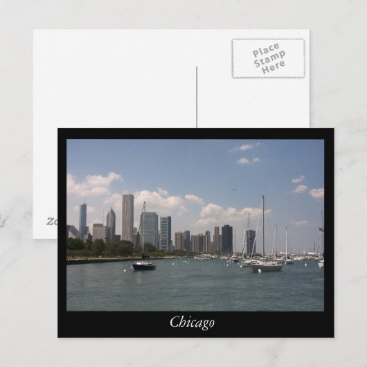 シカゴ ポストカード (正面/裏面)