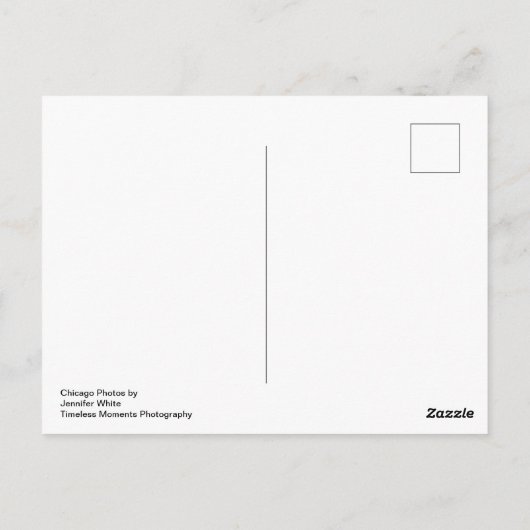 シカゴ ポストカード (裏面)