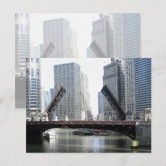 シカゴ ポストカード (正面/裏面)