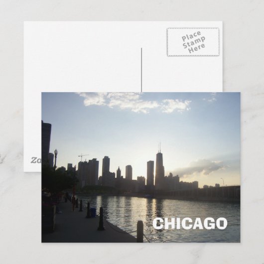 シカゴ ポストカード (正面/裏面)