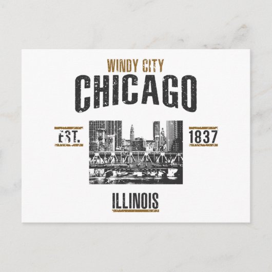 シカゴ ポストカード (正面)