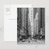 シカゴ マディソンストリート モノクロ ありがとうございます ポストカード (正面/裏面)