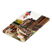 シカゴ・ミシガン通りby John Falter マグネット (左側)