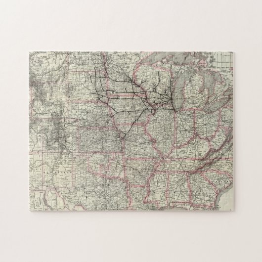 シカゴ·ミルウォーキーとセント·ポール·リーとつながり ジグソーパズル (横)