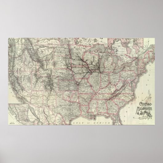 シカゴ・ミルウォーキーとセント・ポール・リーとつながり ポスター (正面)