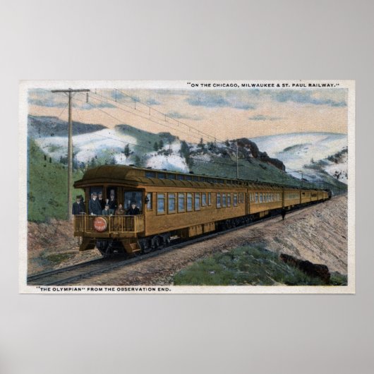 シカゴ、ミルウォーキー、セントポール ポスター (正面)