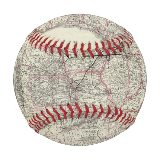 シカゴ・ミルウォーキー・セント・ポール・リーとつながり 野球ボール (正面)